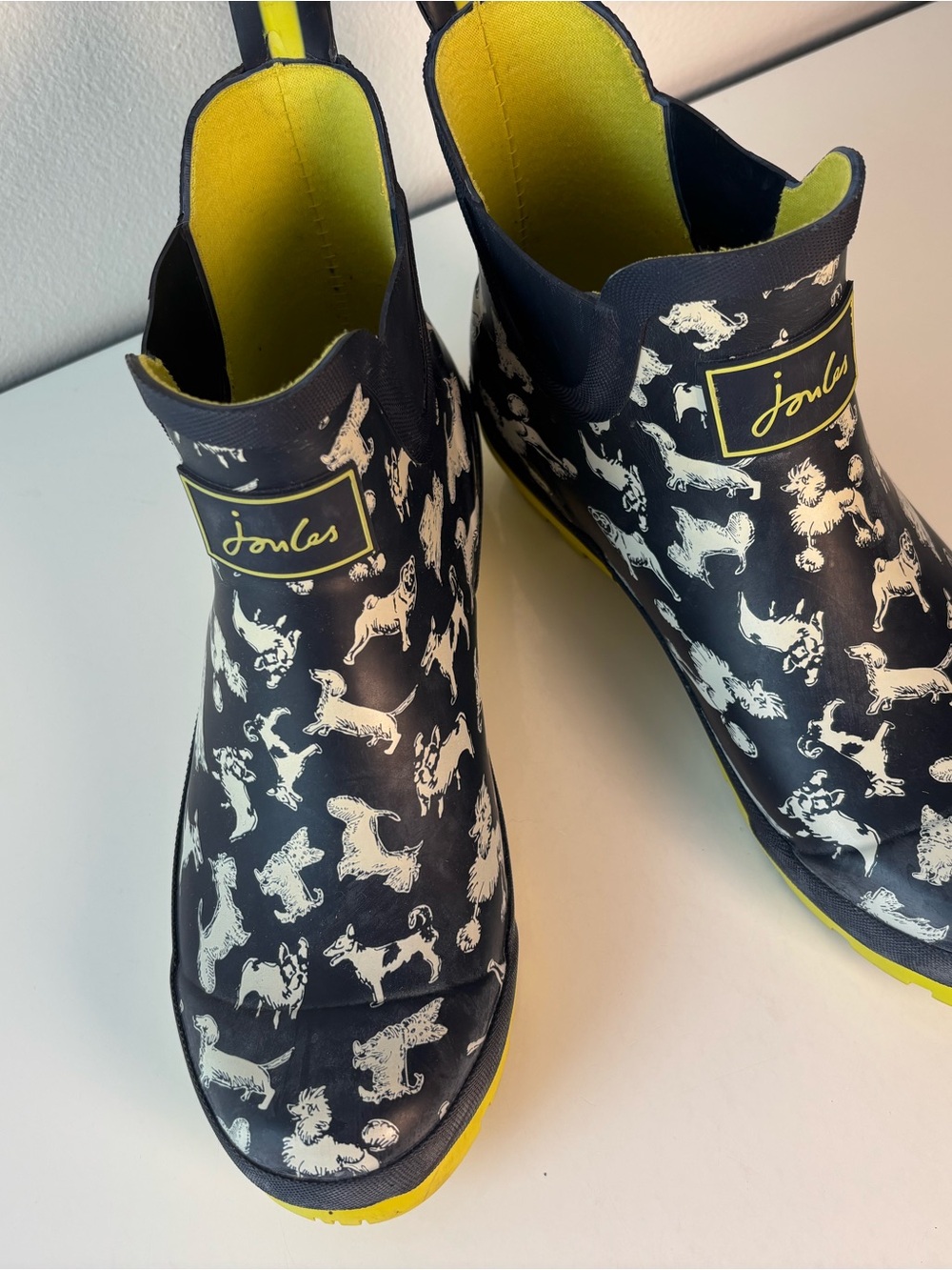 Joules Terrier Print Rain Boots - Picture 9 of 10